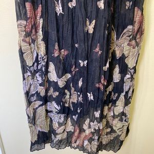 Nicole Marciano scarf oversized, sheer butterfly wrap sarong